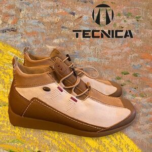 Tecnica Goat Hair Suede Leather Booties Sneakers 6
